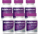 Vita Sciences Sciaticare Nerve Soothing Supplement Vitamins with Natural R-ALA Form 40X Strength, NOT Synthetic Alpha Lipoic Acid (ALA) - Lower Lumbar Sciatica - 60 Count (Pack of 6)