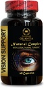 eye supplements for adults - VISION SUPPORT NATURAL COMPLEX - taurine health benefits, Vitamin A, Zinc, Lutein, Bilberry Fruit 4:1 Extract, milk thistle extract - 1 Bottle 60 Capsules