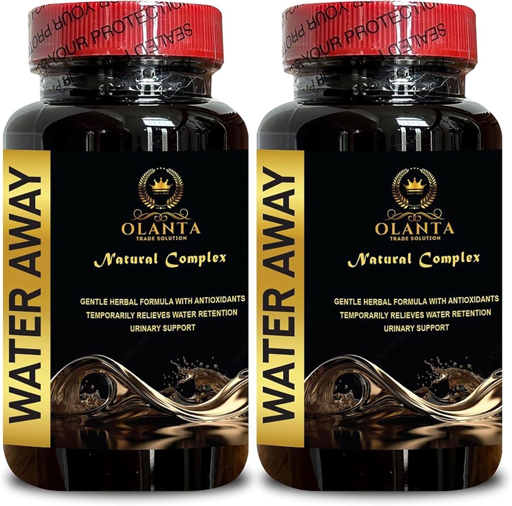Generic Water Out Pills - Water Pills Caffeine Free, Water Diet Pills, Water Pills Water Retention, Diuretic Water Pills, Pomegranate, Cranberry, Immune Boost - 2 Bottles