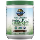 Garden of Life Raw Organic Perfect Food Green Superfood Juiced Greens Powder - Chocolate, 30 Servings - Non-GMO, Gluten Free, Vegan Whole Food Dietary Supplement, Plus Probiotics & Enzymes
