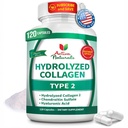 Collagen Type 2 Hydrolyzed Supplement with Chondroitin and Hyaluronic, for Healthy Hair, Skin, and Nails, No Fillers, Additives, and No Artificial Colors - 120 Vegetarian Capsules