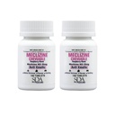 SDA LABORATORIES Meclizine 25mg Chewable Tablets, Anti-Emetic, Raspberry Flavor, Motion Sickness & Vertigo Relief for Nausea, Dizziness, Vomiting, Portable Travel Aid (2 Bottles of 100 Count)