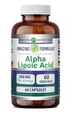 Amazing Formulas Alpha Lipoic Acid | 600 Mg Per Serving Supplement | Capsules | Non-GMO | Gluten Free | Made in USA (1 Pack | 60 Count)