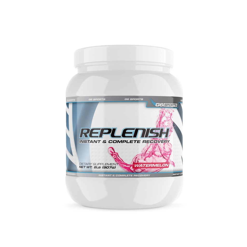 Nutrition Replenish Instant & Complete Recovery (Post Workout Formula, 11g of BCAAs & EAAs, 20g Whey Protein, 1000mg Creatine MagnaPower, Zero Refined Sugars) – 2lb Jar – Watermelon