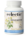 Eclectic Herb - Feverfew Capsules | Support for Head & Neck Tension | Herbal Supplement | US-Grown, Vegan, Non-GMO, Gluten Free (90 CT | 125 mg)