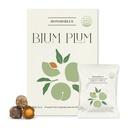 Bium Plum (5-Pack) 100% Natural Food Fermented 2800-Hour, Digestive Enzymes with Probiotics and Prebiotics, Gut Health, Bloating Relief for Women, Psyllium husk, natural dietary fiber