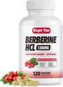 Berberine Supplement 1500mg with Ceylon Cinnamon - Berberine Capsules with Bitter Melon, Banaba Leaf, Gymnema Syivestre for Immune, Metabolism, Digestion & Heart Health, Vegan 120 Capsules
