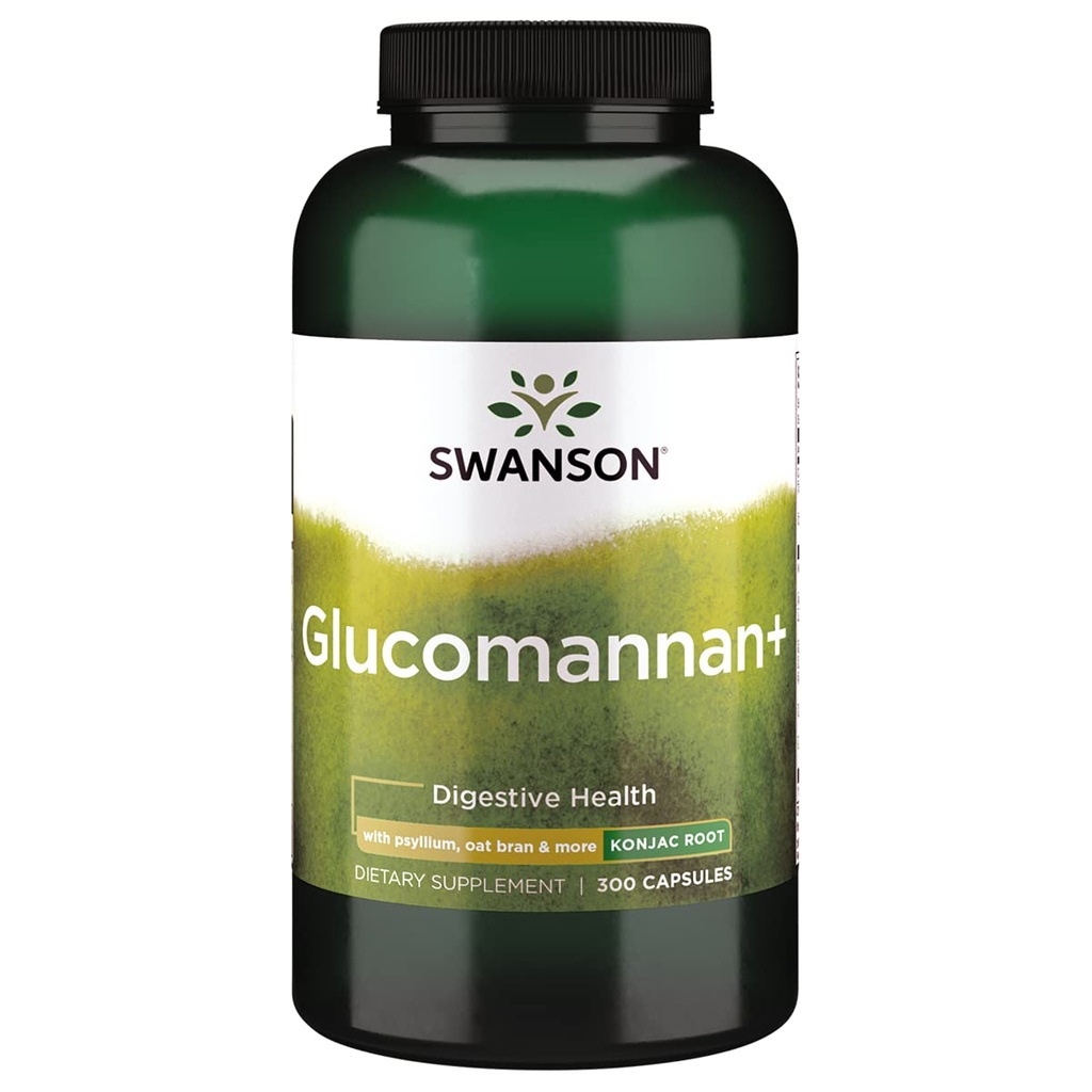 Swanson Glucomannan+ 300 Capsules