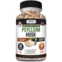 Kaya Naturals Psyllium Husk Capsules - 60 Count | High Fiber Supplement | Digestive Health & Regularity | Gluten-Free, Non-GMO