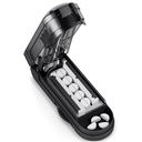 DEPAD Pill Cutter Splitter for Small and Tiny Pills, Pill Splitter for Cutting Multiple Pills with Adjustable Bars & Hidden Blade, Safely Cuts Small or Large Tablets for Seniors & Pets