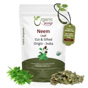 Organic Way Neem Leaf Cut and sifted | Herbal Tea | Premium Neem Leaf | USDA Certified | Non GMO & Gluten Free | Origin - India (8 oz - 1/2 lbs)
