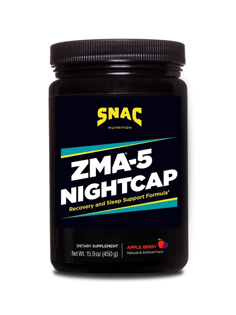 ZMA®-5 Nightcap Rapid Recovery Drink Mix with 5-HTP, Zinc & Magnesium - Supports Deep Sleep, Muscle Recovery & Endurance, Non-Stimulant Pre-Workout, Great for Men & Women - 450 Grams