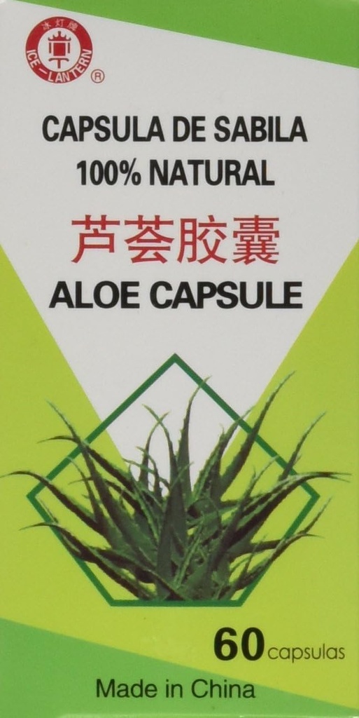 Chinese 100% Natural Aloe Vera Extract Herbal Capsules