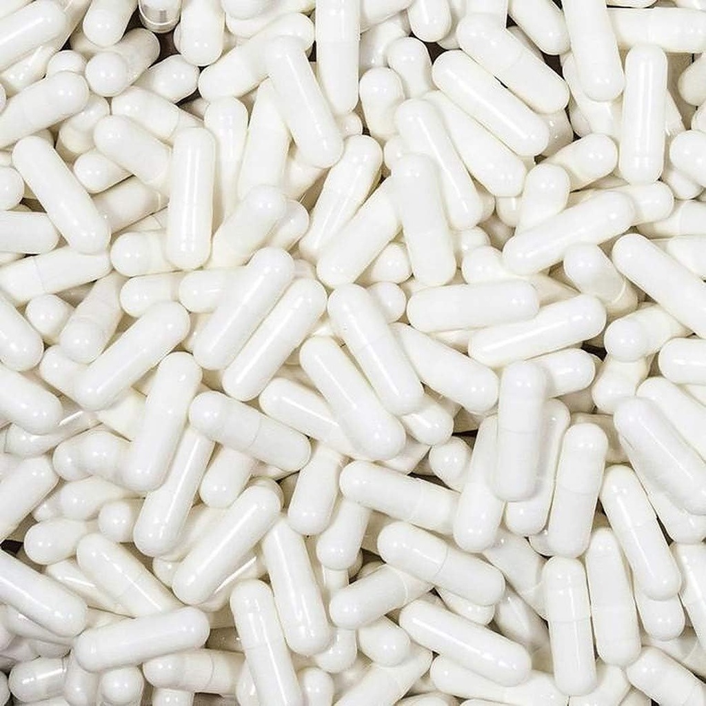 XPRS Nutra Size 3 Empty Capsules - 10000 Count Colored Empty Gelatin Capsules - Pills for DIY Supplement Capsule Filling - Fillable Color Gel Caps for Do-It-Yourself Supplements and Vitamins (White)