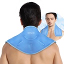 REVIX Neck Ice Pack Wrap – Reusable Hot Cold Gel Pack for Neck and Shoulder