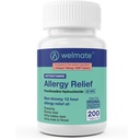 WELMATE Fexofenadine 60mg (200 Tablets) Non Drowsy Allergy Relief - 12 Hour Antihistamine for Sneezing, Runny Nose, Itchy Eyes - 100 Day Supply - Gluten Free
