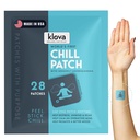 Klova Chill Patches with Clinically Proven Sensoril Ashwagandha, Rhodiola Rosea, Passion Flower, Ginger Root Extract, L-Theanine, GABA and Other Natural Ingredients to Help Destress, Unwind and Relax