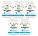 21st Century Slow Release Iron Tablets - 60 ct, Pack of 5 - Packaging May Vary