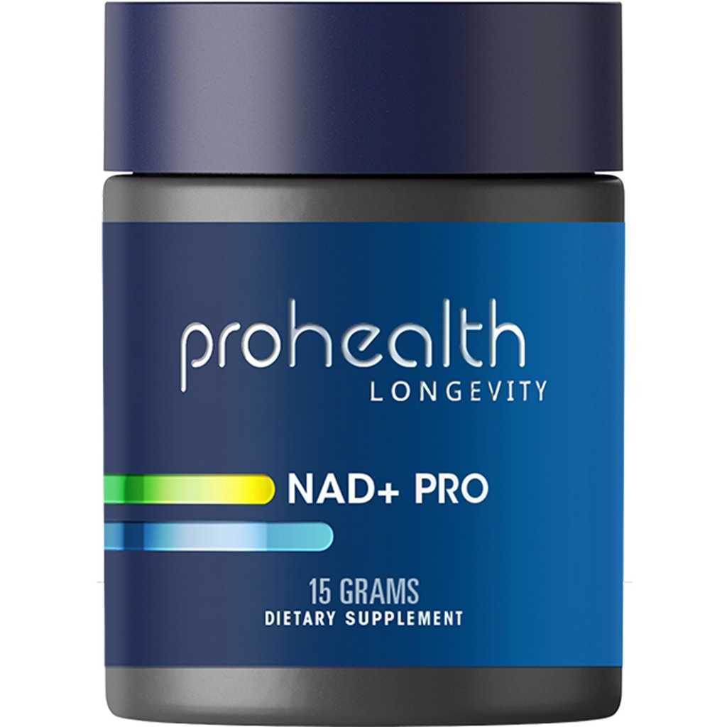 ProHealth NAD+ Pro (15 Grams) - NAD+ Boosting Formula - Pure Nicotinamide Adenine Dinucleotide Bioavailable Powder Longevity