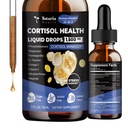Totaria cortisol Supplement Liquid Drops Hormone Balance for Women Men with Magnesium Complex,Ashwagandha,Rhodiola Rosea,L Theanine,Phosphatidylserine Supplements Mood, Focus, Sleep Support 2 FL.OZ