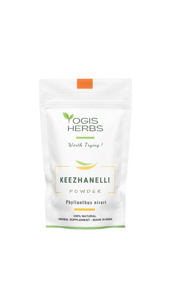 YOGIS HERBS Keezhanelli Powder, Phyllanthus Niruri (Bhumi Amla/Chanca Piedra/Stone Breaker) - Traditional Herb for Kidney, Liver & Gallbladder Wellness - Single-Ingredient, Stone-Ground, 3.5 oz