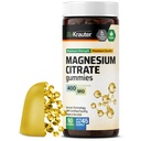 BIO KRAUTER® Magnesium Citrate Gummies for Relaxation & Sleep Support - Magnesium Gummies 400 mg for Performance & Mobility Support - 90 Calm Chews, 45-Day Supply - Natural Mineral Supplements