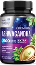 Ashwagandha Supplements - Premium Ashwagandha Capsule for Women & Men, Natural Antioxidant Support, Ashwagandha Root, Extra Strength Calm Support with Black Pepper, Vegan & USA Bottled - 120 Capsules
