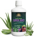 Real Aloe - Aloe Vera Juice Variants (32 fl oz) | Handcrafted from Certified Organic California-Grown Inner Leaf Gel | Aloin-Free, Digestive & Gut Support | Made in USA (Aloe Vera Super Juice)