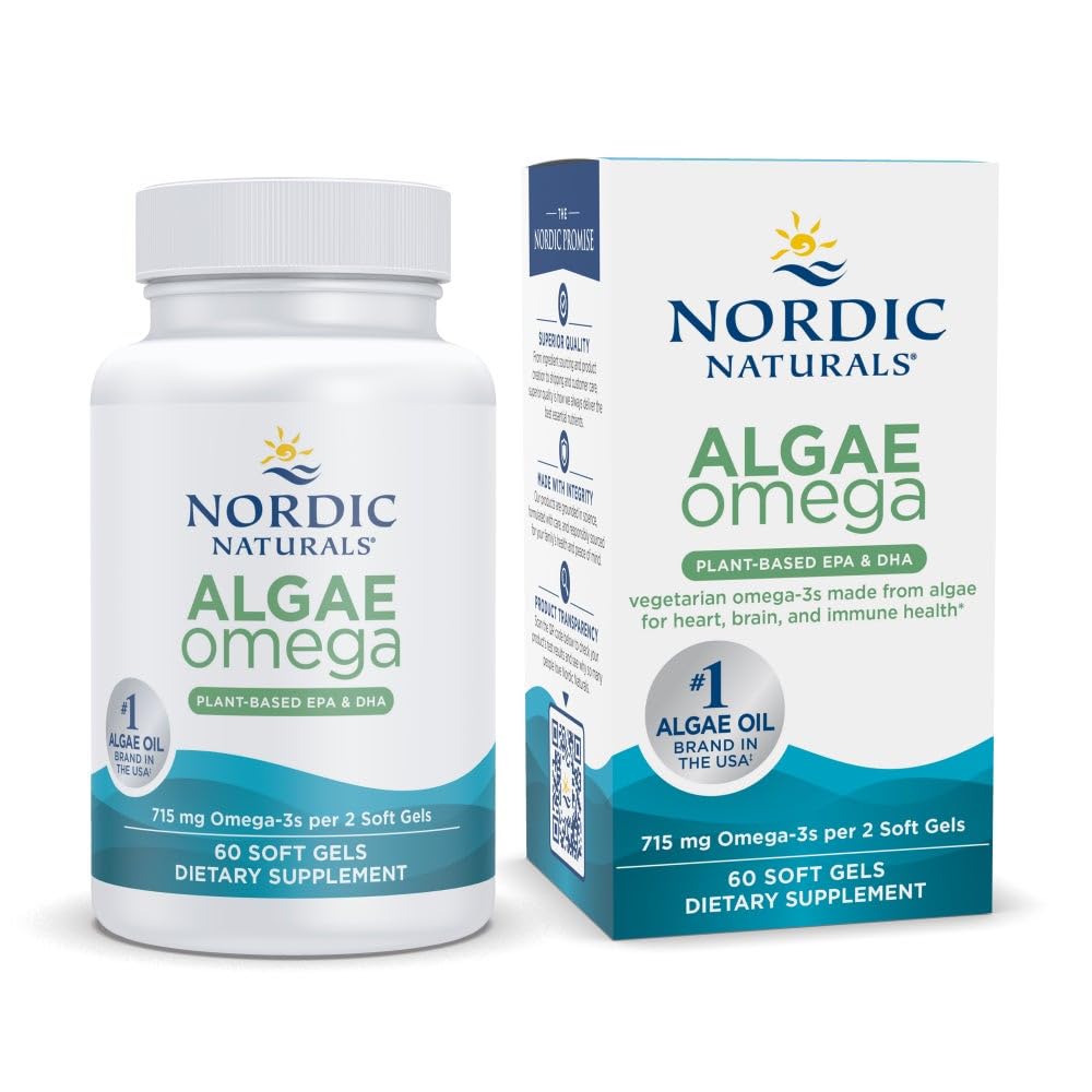 Nordic Naturals, Algae Omega, 715 mg, 60 Soft Gels