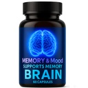 Nootropic Brain Supplements for Memory and Focus, Cognitive Support Formula with B Vitamins, Folate & Dihydromyricetin – Mental Clarity & Daily Performance, 60 Capsules (1)