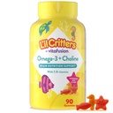L'il Critters Kids Omega 3 Gummies | 90 Count | Gummy with Choline and 5 B Vitamins | Gluten Free Children's Supplement