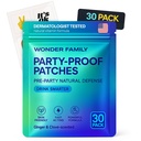 Recovery Patches for Women & Men – Clear Mornings after Parties and Nights Out – Contain Vitamins A, C, D, E, & B, Ashwagandha, Boswellia, Glutathione, Milk Thistle Extract – 30 Green Patches