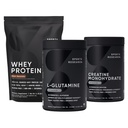 Sports Research® Recovery Pack - L-Glutamine, Creatine Monohydrate and Whey Protein to Improve Performance & Strength and Support Workout Recovery