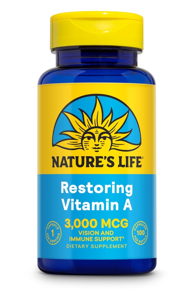 Nature's Life Vitamin A 10,000 IU | 100 ct