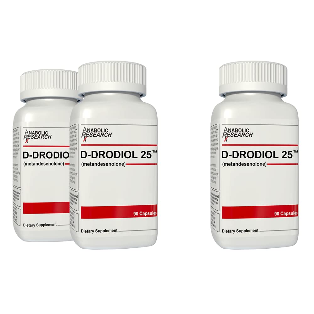 D-Drodiol 25 - Mass, Strength, & Power - 3 Month Supply