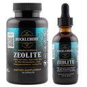 Zeolite Micronized Mineral Capsules + Zeolite Liquid Suspension with Chlorella – Vegan Supplement Bundle, 90 Capsules & 60 Servings