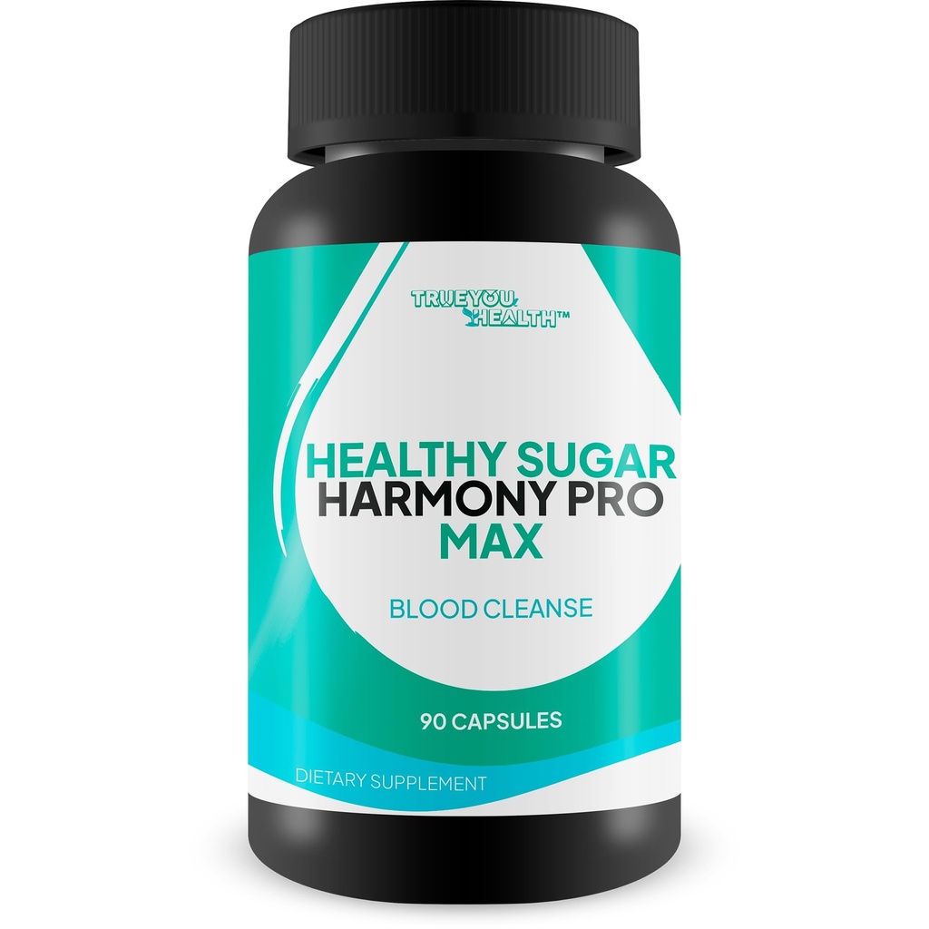 Healthy Sugar Harmony Pro Max - Our Best Blood Cleansing Formula - Support Healthy Sugar Balance & Immune Health with This Premium Blood Support Supplement - Bloodflow & Cardiovascular Support