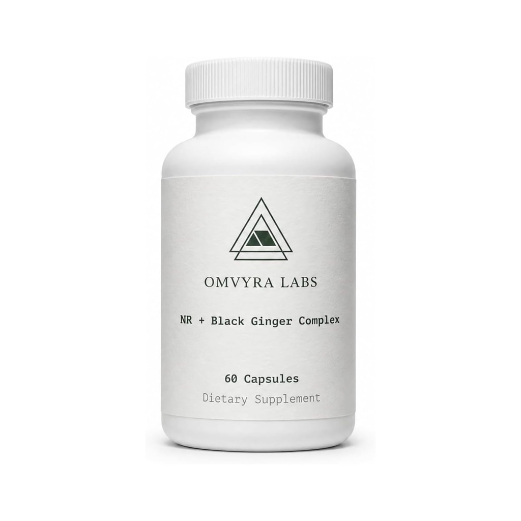 OMVYRA Labs NR + Black Ginger Complex Supplement