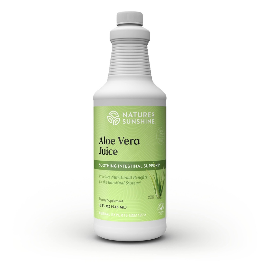 Nature's Sunshine Aloe Vera Juice 32 Fl Oz