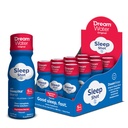 Dream Water Sleep Aid Supplement Drink; Melatonin 5mg, GABA, 5-HTP; Zero Sugar, Natural Flavors, No Added Colors, 2.5 oz Liquid Sleep Shots, Nighttime Nectar, 12-Count