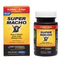 Super Macho Dietary Supplement with High Potency Zinc & 7 B Vitamins, No Preservatives, Sugar or Caffeine, Made in USA, 50 Softgels