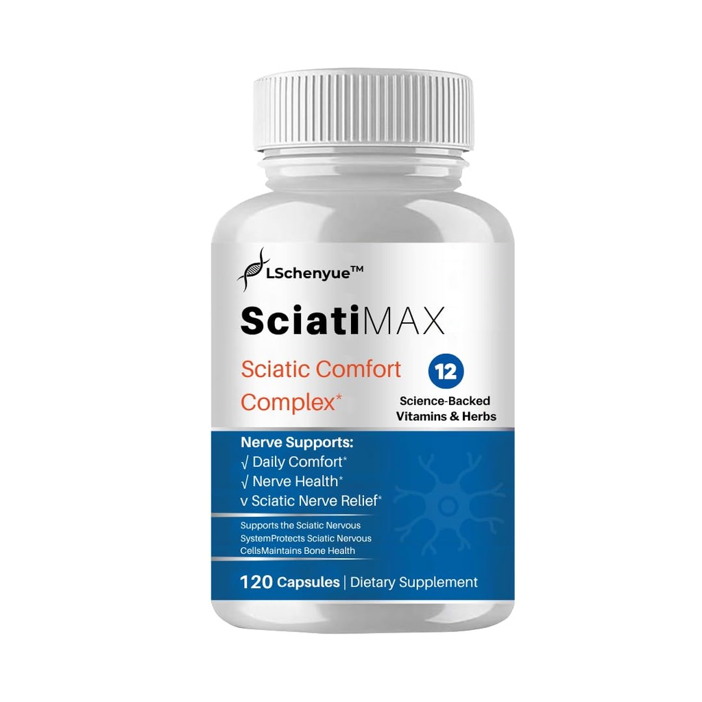 Sciatica Nerve Pain Relie - Botanical Extracts, Carefully Selected Ingredients, 120 Capsulesf, Premium Quality for Daily Use (1)