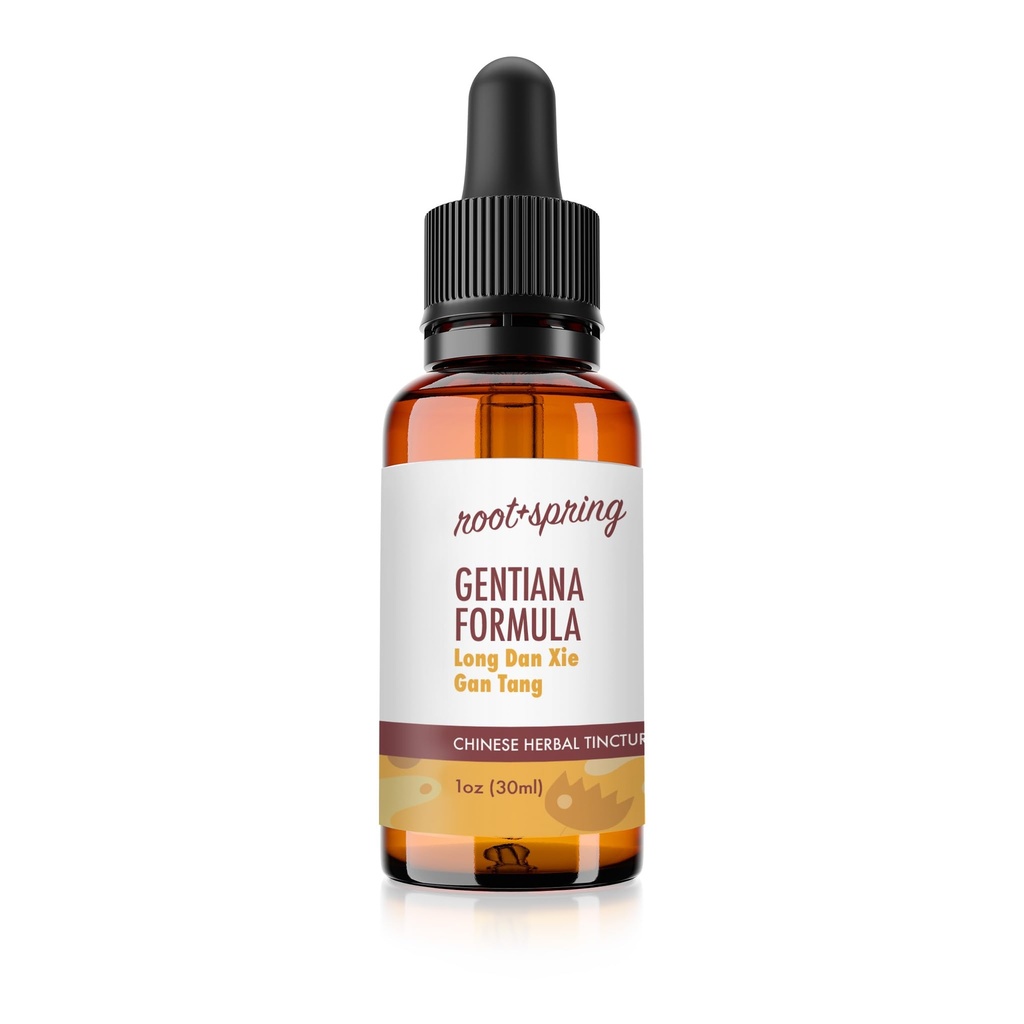 Gentiana Formula – Long Dan Xie Gan Tang – Long Dan Xie Gan Wan Herbal Tincture (Liquid Extract) - Concentrate with Dropper - Natural TCM Herb Blend Supplement 1 oz