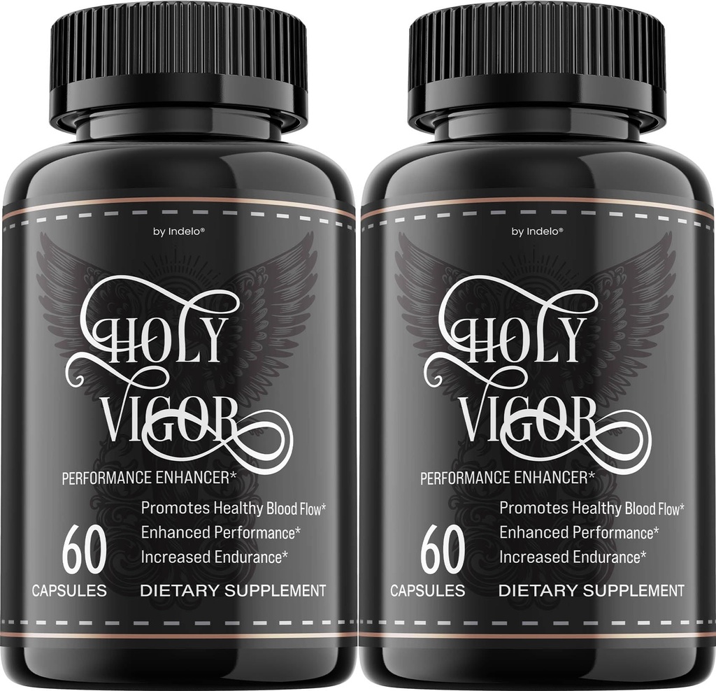 (2 Pack) Holy Vigor Capsule – Natural Ingredients Advanced Supplements for Health Support (120 Capsules)