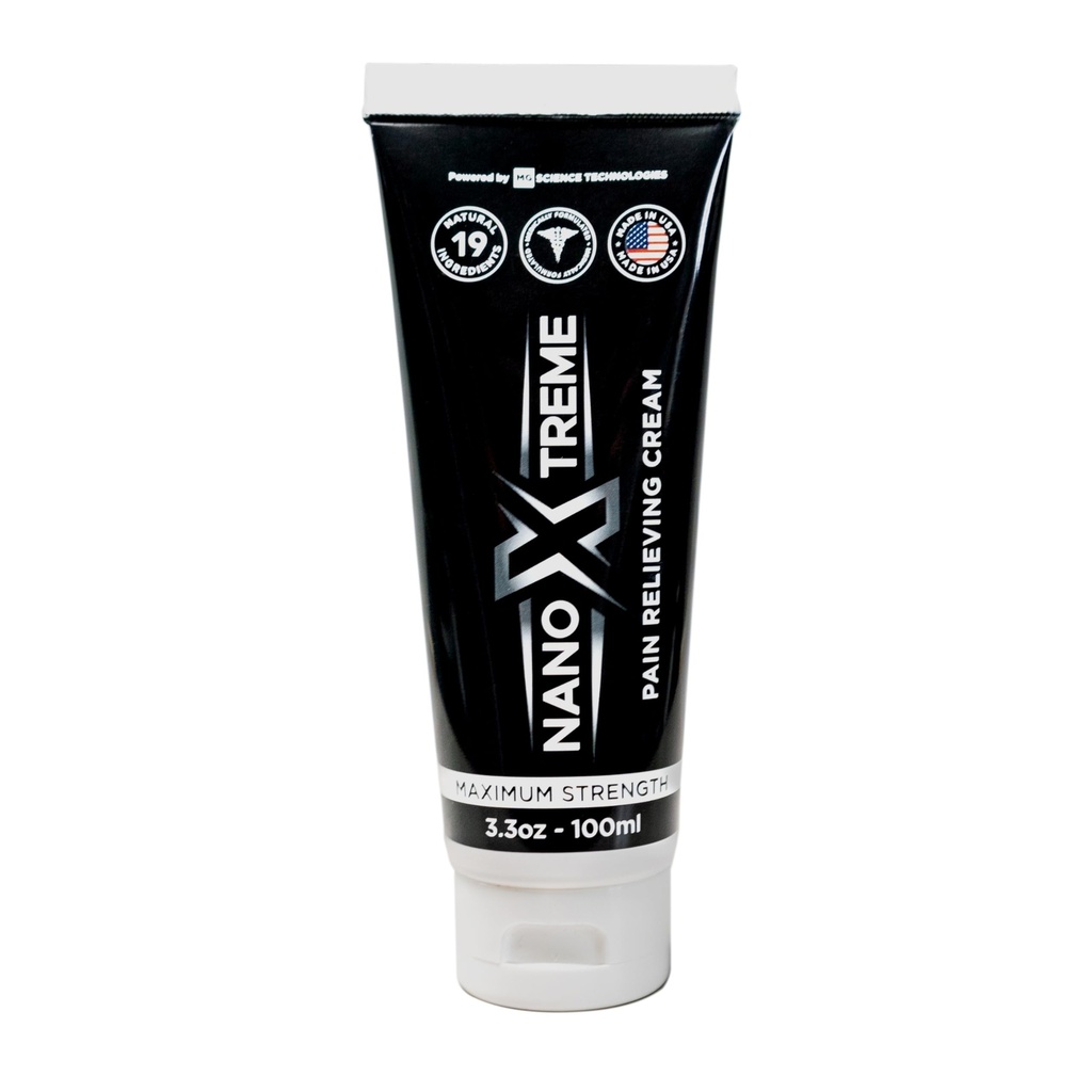 Pain Relief Cream – Fast-Acting Topical for Muscle, Joint & Nerve Deep-Absorbing, Long-Lasting Formula with Natural Ingredients – Cooling Sensation – 3.3oz Tube – Made in USA