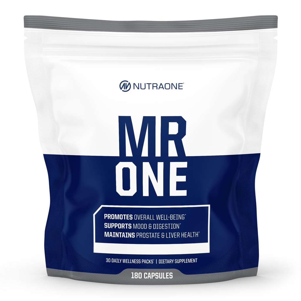 NutraOne MrOne Daily Vitamin Packs for Men Men’s Daily Vitamins and Supplements Regimen (30 Day Supply)