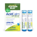 Boiron AcidCalm On The Go for Acid Reflux, Heartburn, Indigestion, Bloating, and Upset Stomach - 2 Count (160 Pellets)