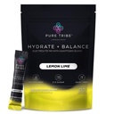 Instant Hydration Electrolytes Powder Packets with Magnesium & Salt – Zero Sugar Hydration Packets with 6 B Vitamins & Adaptogens – Lemon Lime Electrolyte Drink Mix – 30 Servings