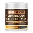 Focus & Create Organic Instant Mushroom Coffee with Lion's Mane & Chaga – Nootropic Brain & Immune Support Supplement – Adaptogenic Medium Roast Alternative for Mental Clarity & Clean Energy, 50 Servings (100g)