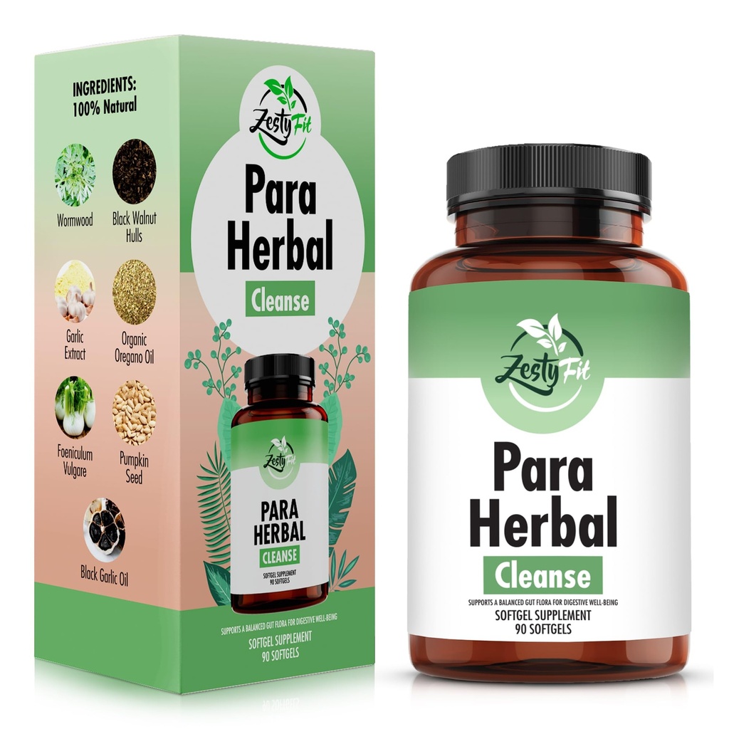 para Purge Softgels - Natural Herbal Supplement with Organic Oregano Oil, Black Walnut, Black Garlic, Garlic, Pumpkin Seed, Wormwood, Fennel Extract - Formulated in the USA, 90 Softgels